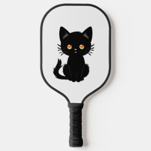 Raquette De Pickleball Cute chat noir 2