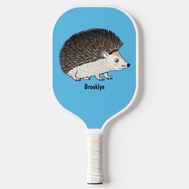 Raquette De Pickleball Cute prickly hedgehog cartoon (Recto)