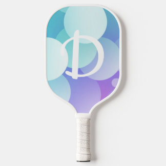 Raquette De Pickleball D Nom Pickleball Paddle Purple Blue Bubble Moderne