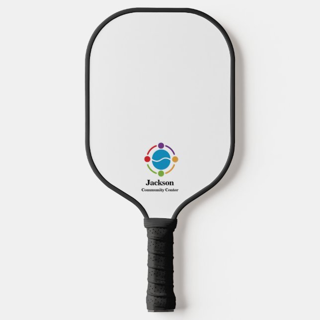 Raquette de pickleball d'affaires blanche (Recto)
