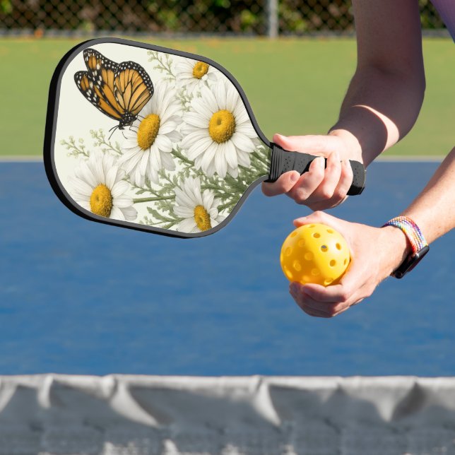 Raquette De Pickleball Daisy & Butterfly Bloom (Insitu)