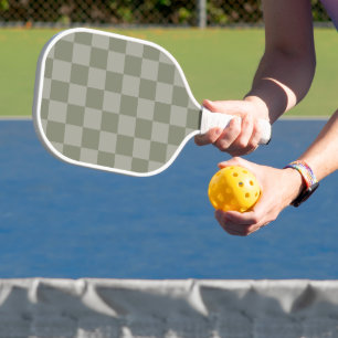 Raquette De Pickleball Damier magenta visuel classique pickleball pa