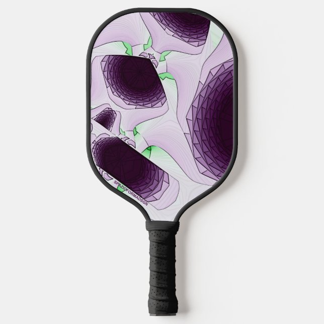 Raquette De Pickleball Dans l'ombre de la couleur Violet (Recto)