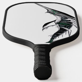 Raquette De Pickleball Dark Anime Fantasy Crow and Demon Art
