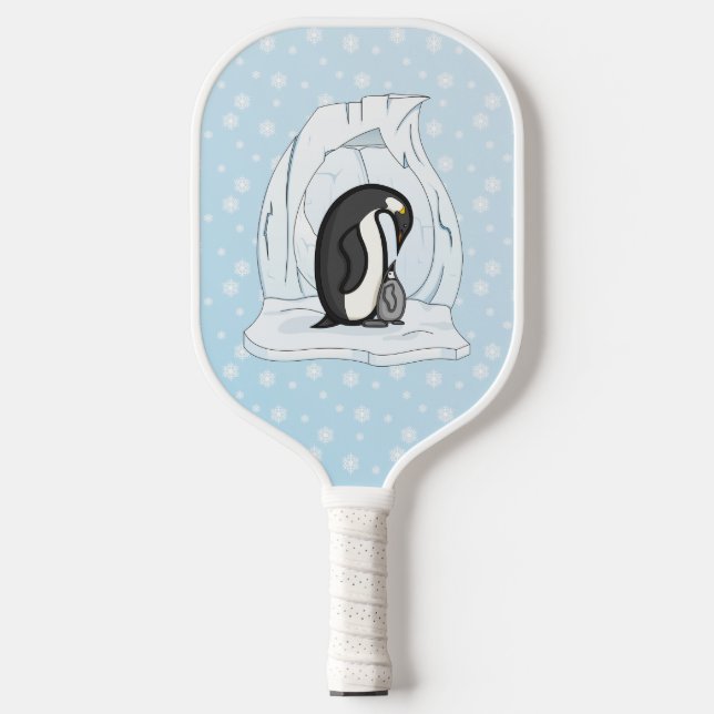 Raquette De Pickleball Davin et Annie les manchots (Recto)