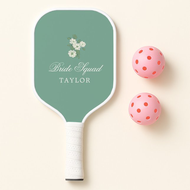 Raquette de pickleball de mariage de la Squad de m (Créateur téléchargé)