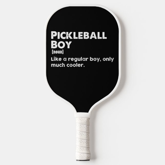 Raquette De Pickleball Définition de dictionnaire drôle de garçon de pick (Recto)