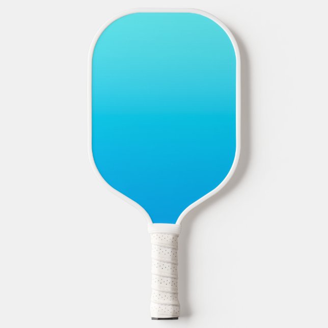 Raquette De Pickleball dégradé de couleur bleu (Recto)