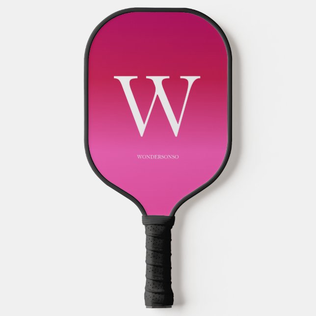 Raquette De Pickleball Dégradé rose (Recto)