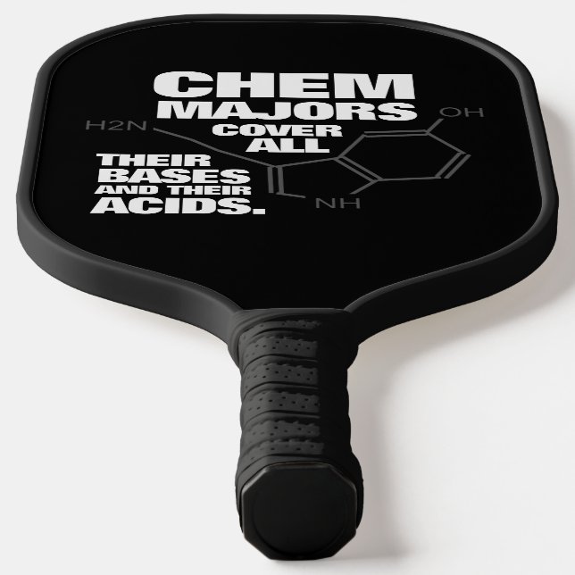 Raquette De Pickleball Des Majors De Chimie Drôle Couvrent Leurs Bases .. (Poser)