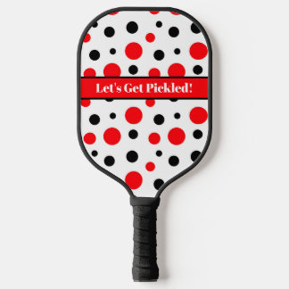 Raquette De Pickleball Des Pois personnalisés nous chatouillons