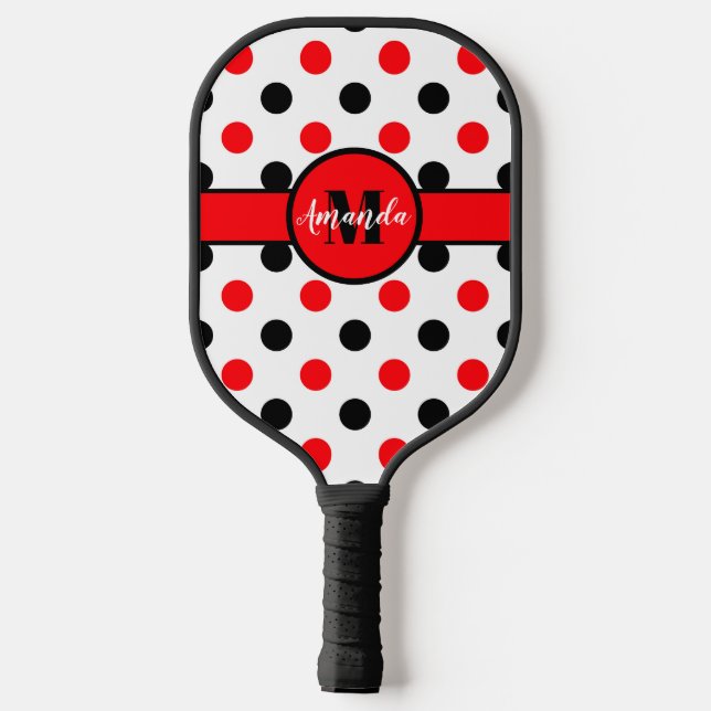 Raquette De Pickleball Des Pois personnalisés se font cueillir Pickleba (Verso)