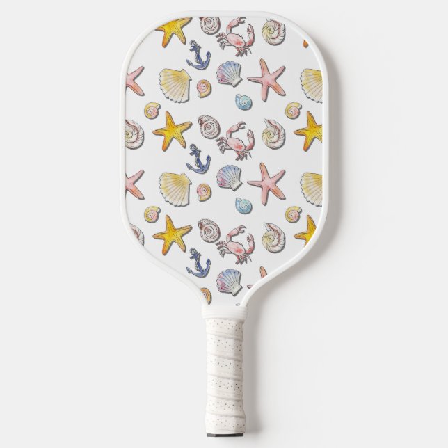 Raquette De Pickleball Design de plage simple et agréable (Recto)