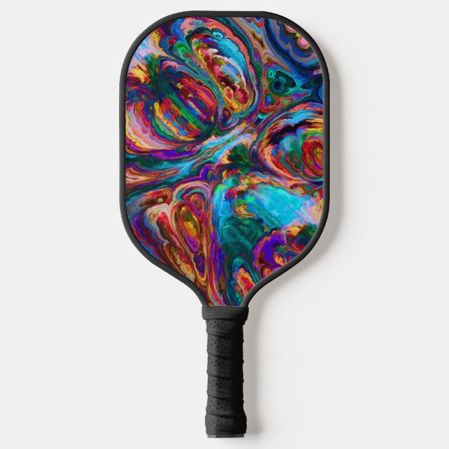 Raquette De Pickleball Dessin moderne de peintures (Recto)