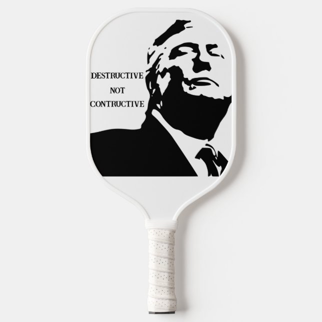 Raquette de pickleball destructive de Trump (Recto)