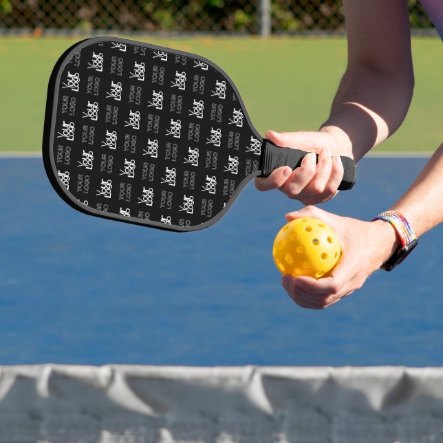 Raquette De Pickleball Deux logos ou images Motif répétitif (Insitu)