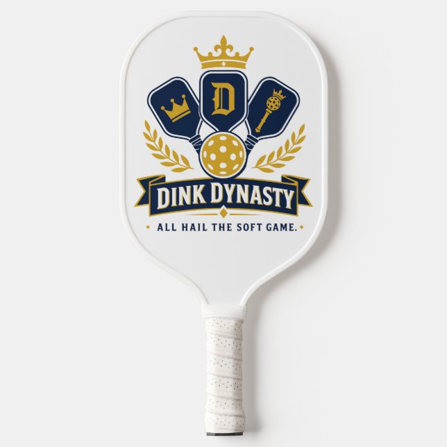 Raquette De Pickleball Dink Dynasty - Royauté de Pickleball (Recto)