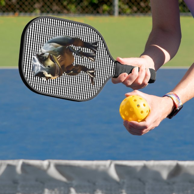 Raquette De Pickleball Dinosaure T-Rex, Scary, (Insitu)