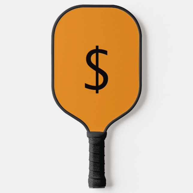 Raquette De Pickleball Dollar $igne Orange  (Recto)