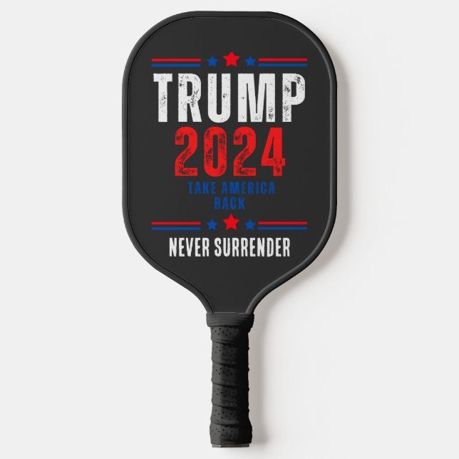 Raquette De Pickleball Donald Trump 2024 redonne l'élection américaine (Recto)
