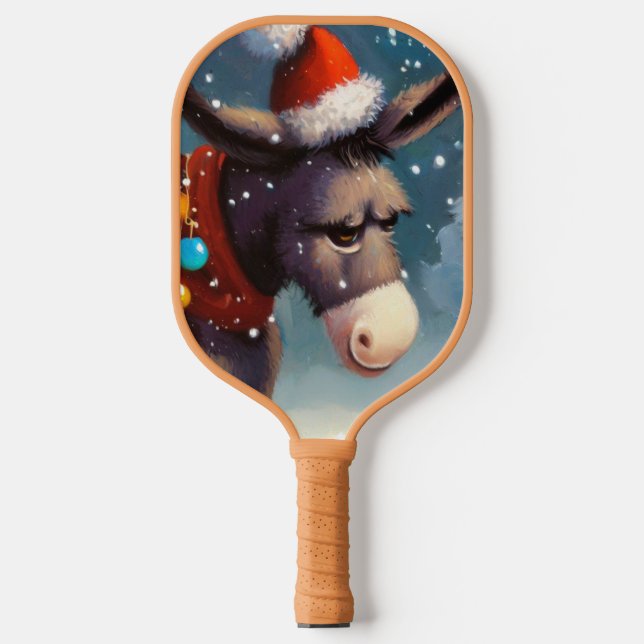 Raquette De Pickleball Donkey de Noël (2) (Recto)