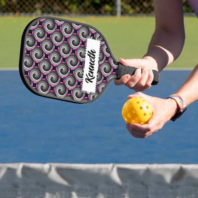 Raquette De Pickleball Double Yin Yang Spiral par Kenneth Yoncich (Insitu)