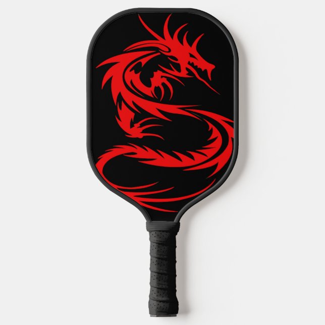 Raquette De Pickleball Dragon rouge (Recto)