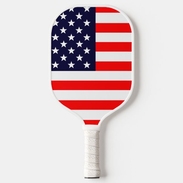 Raquette de pickleball drapeau américain (Recto)