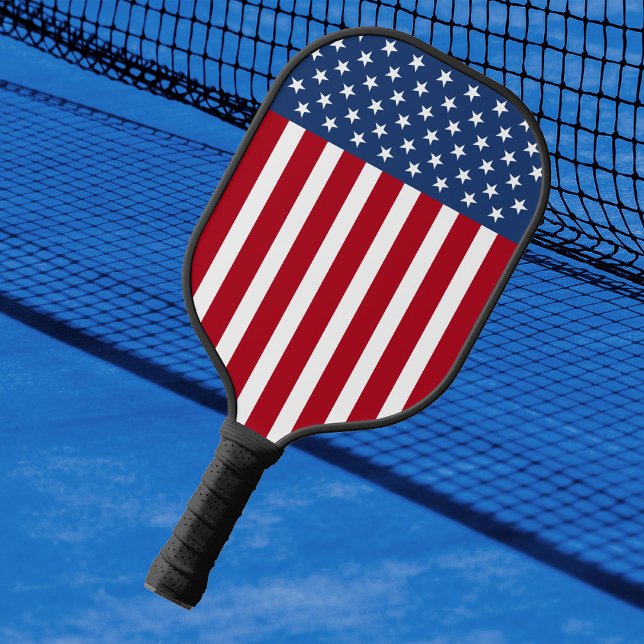 Raquette De Pickleball Drapeau américain (Créateur téléchargé)