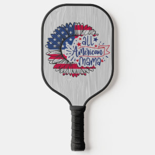 Raquette De Pickleball Drapeau américain de la Mama