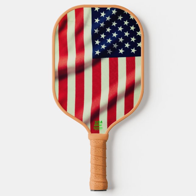 Raquette De Pickleball Drapeau américain des États-Unis  (Recto)
