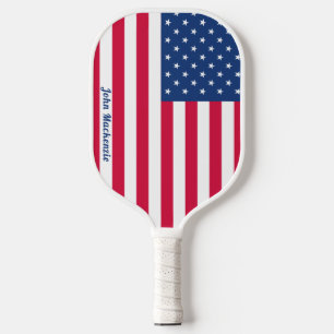 Raquette De Pickleball Drapeau américain Personnalisé