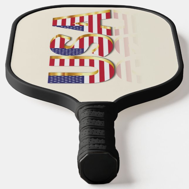 Raquette De Pickleball Drapeau américain Pickleball Paddle (Poser)