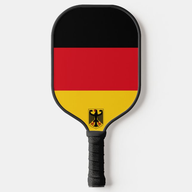 Raquette De Pickleball Drapeau/armoiries de l'Allemagne (Recto)