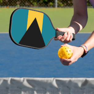 Raquette De Pickleball Drapeau Bahamas