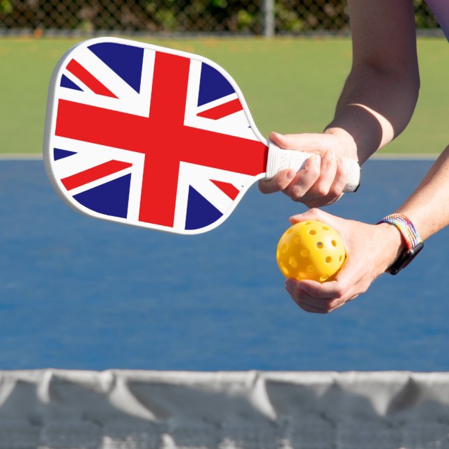 Raquette De Pickleball Drapeau britannique Royaume-Uni d'Angleterre (Insitu)