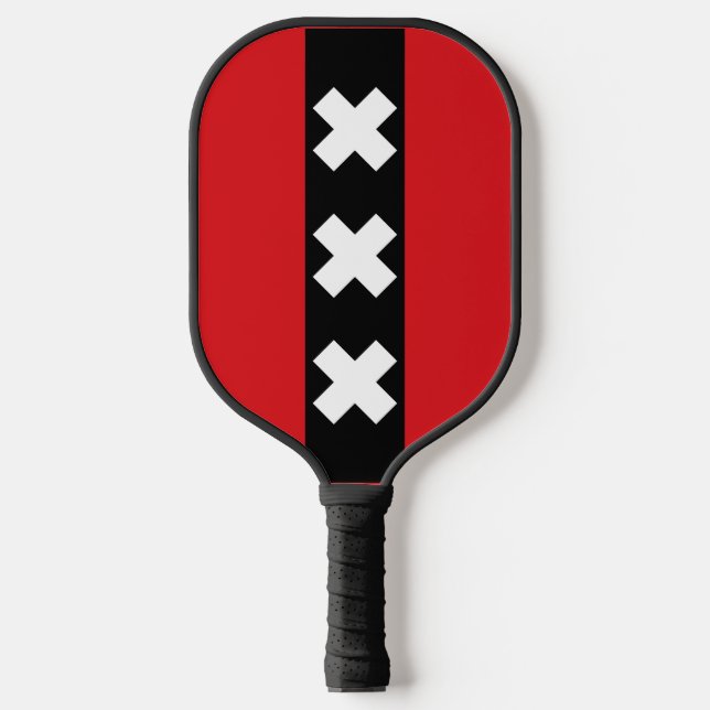 Raquette De Pickleball Drapeau d'Amsterdam, Pays-Bas (Recto)