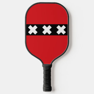 Raquette De Pickleball Drapeau d'Amsterdam, Pays-Bas Ping Pong Paddle