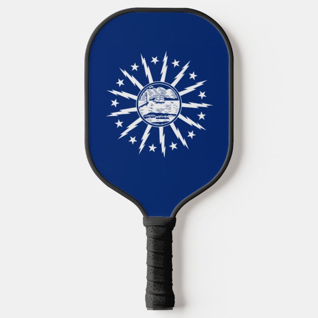 Raquette De Pickleball Drapeau de Buffalo, New York (Recto)