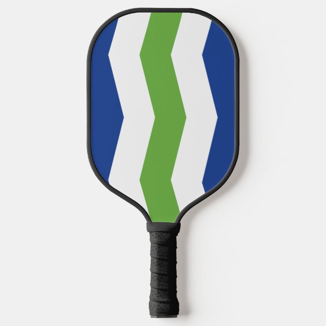 Raquette De Pickleball Drapeau de Burlington, Vermont (Recto)
