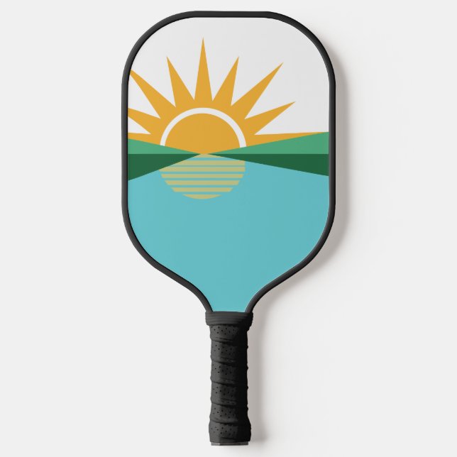 Raquette De Pickleball Drapeau de Coral Springs, Floride (Recto)