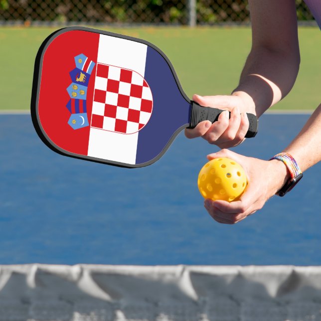 Raquette De Pickleball Drapeau de Croatie (Insitu)