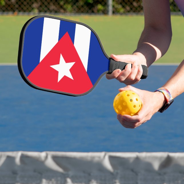 Raquette De Pickleball drapeau de Cuba (Insitu)