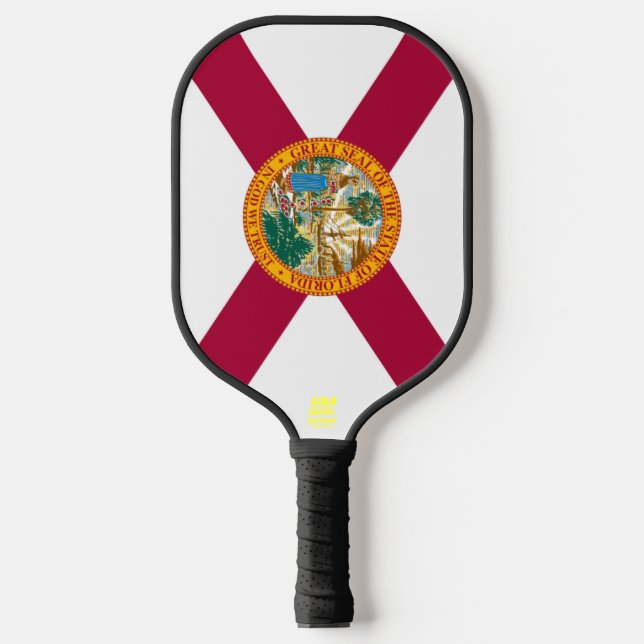 Raquette De Pickleball Drapeau de Floride  (Recto)