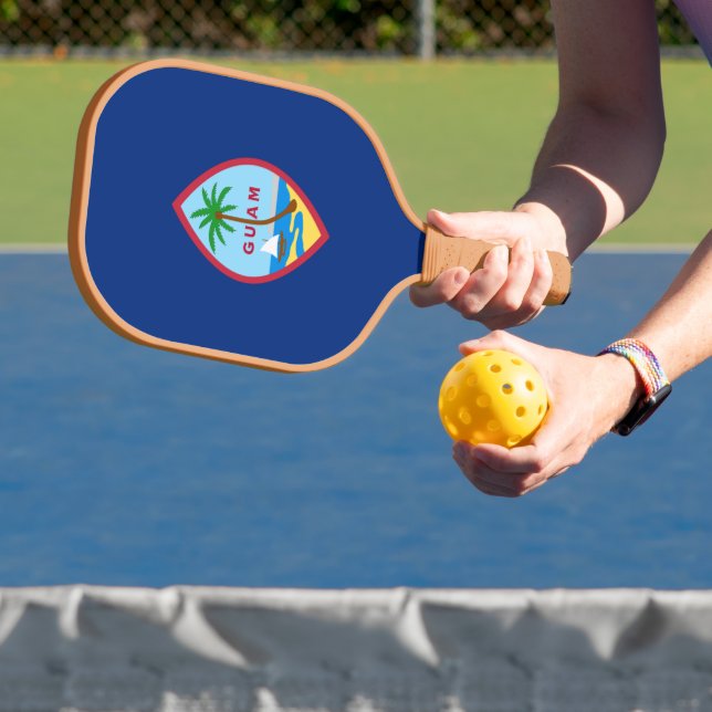 Raquette De Pickleball Drapeau de Guam (Insitu)