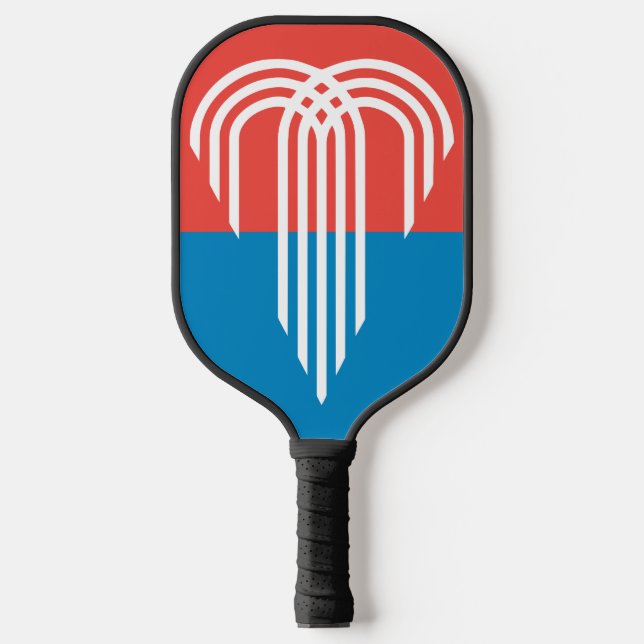 Raquette De Pickleball Drapeau de Kansas City, Missouri (Recto)