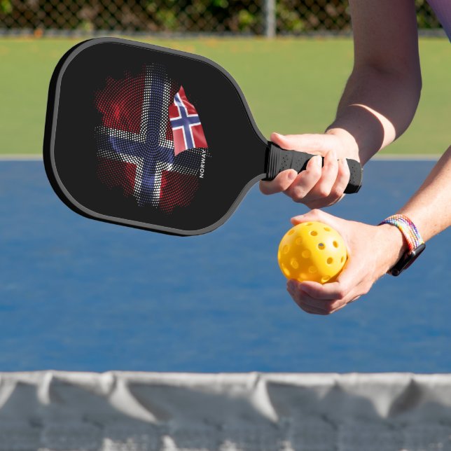 Raquette De Pickleball Drapeau de la Norvège (Insitu)
