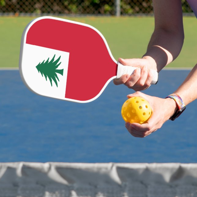 Raquette De Pickleball Drapeau de la Nouvelle-Angleterre (pin seulement)  (Insitu)