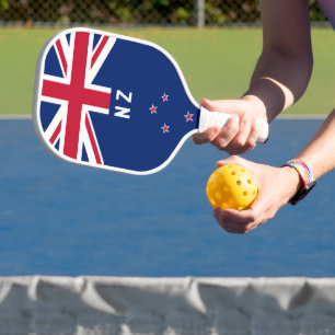 Raquette De Pickleball Drapeau de la Nouvelle-Zélande - Stylisé