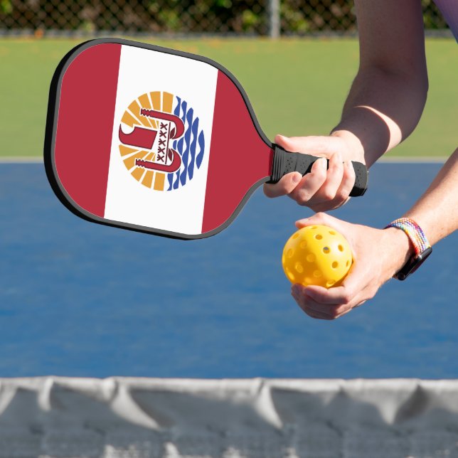 Raquette De Pickleball Drapeau de la Polynésie française (Insitu)
